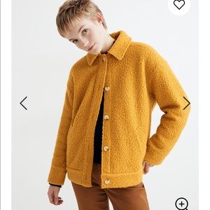 Madewell Bouclé Bomber Jacket NWT